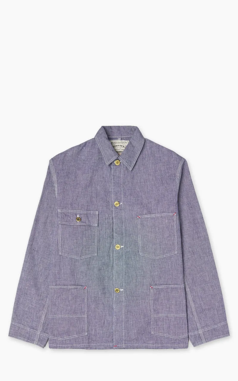 Warehouse & Co. Lot 2195 Selvedge Indigo Pincheck Change Button Coverall sold by Cultizm