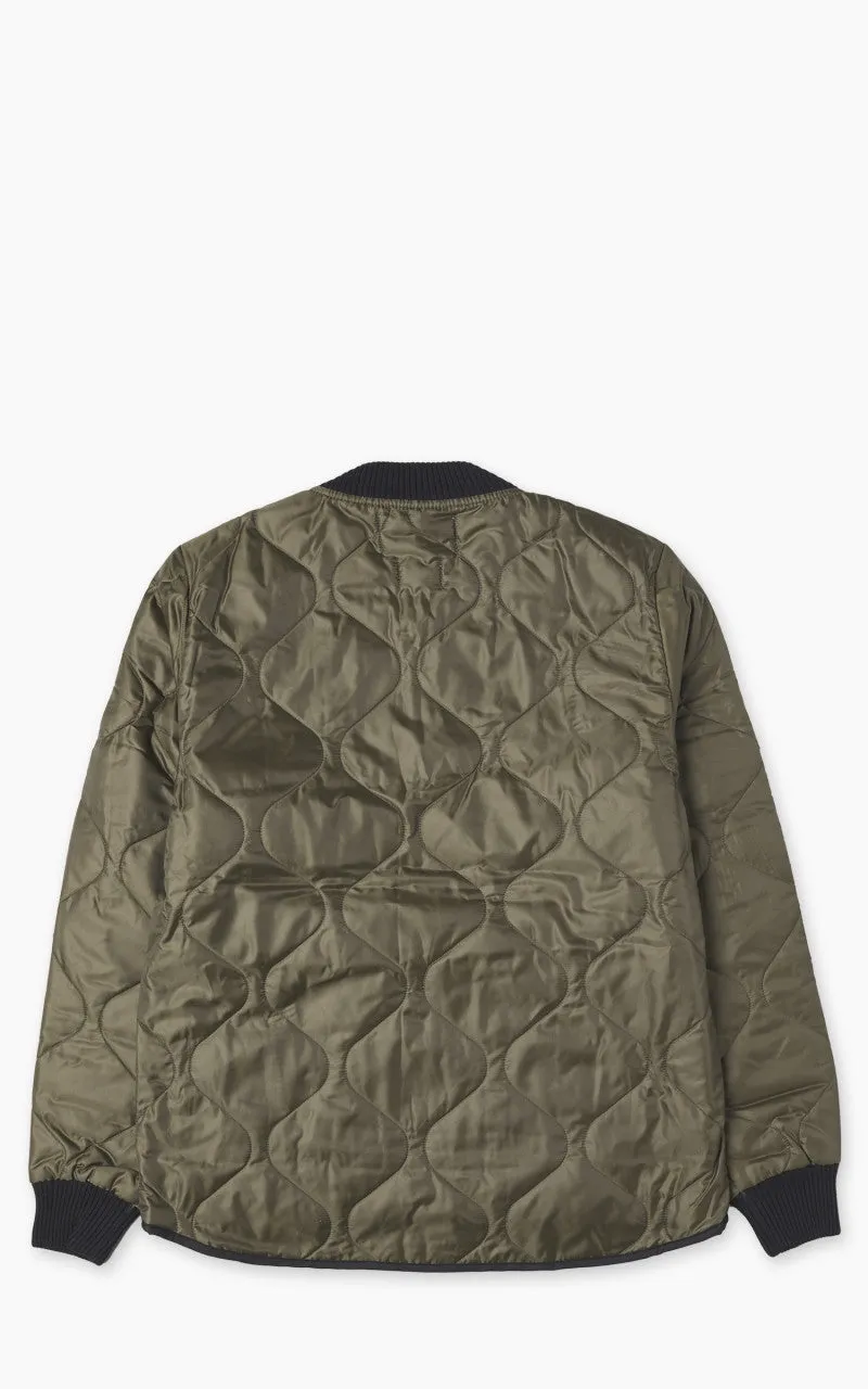 Eat Dust Type 2 Frostbite Quilted Nylon Jacket Khaki sold by Cultizm product image thumbnail 3