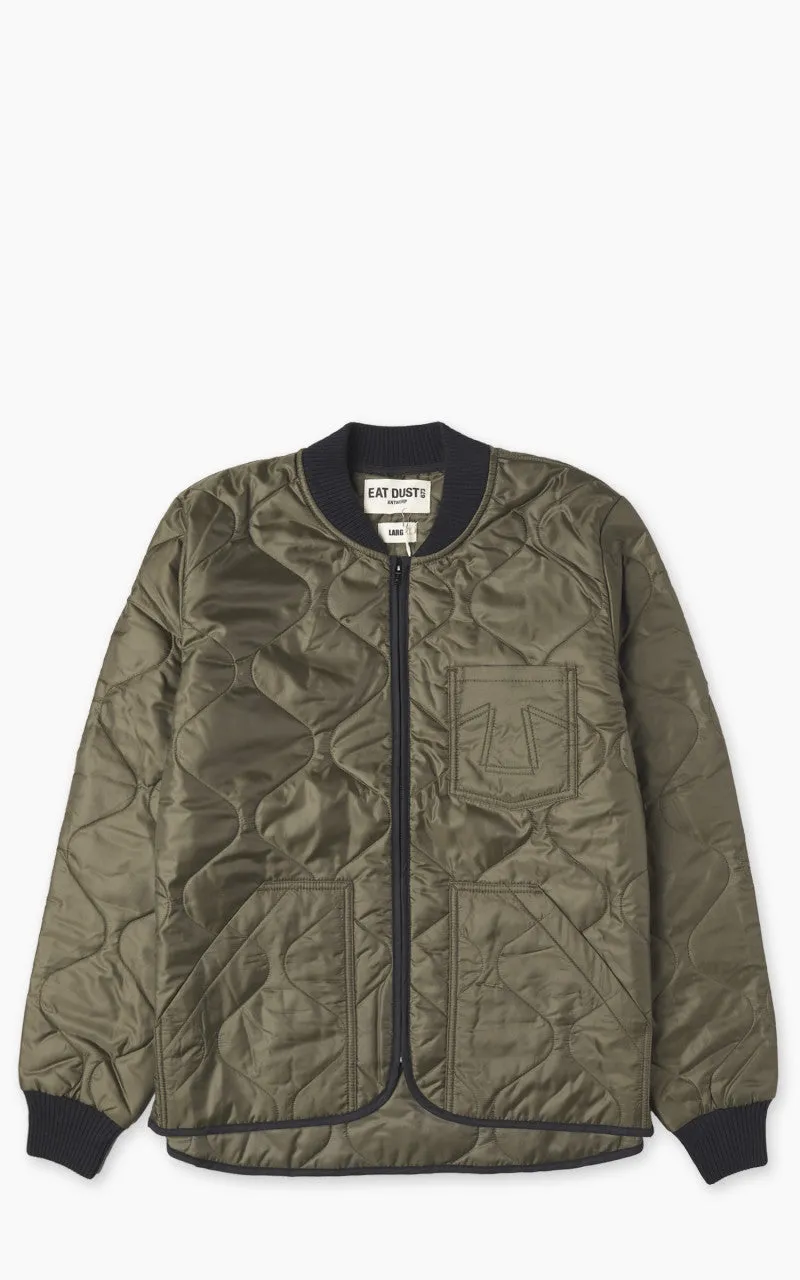 Eat Dust Type 2 Frostbite Quilted Nylon Jacket Khaki sold by Cultizm