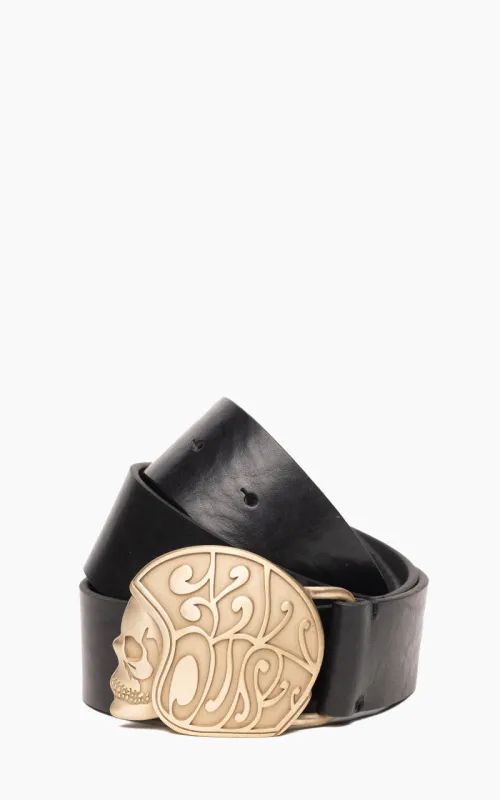 Eat Dust Skull Logo Belt Black sold by Cultizm