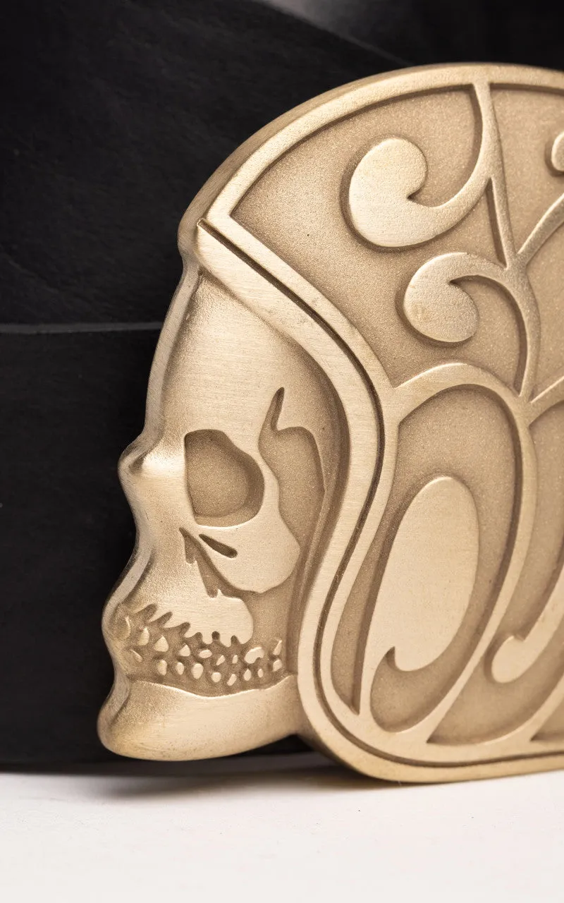 Eat Dust Skull Logo Belt Black sold by Cultizm product image thumbnail 3