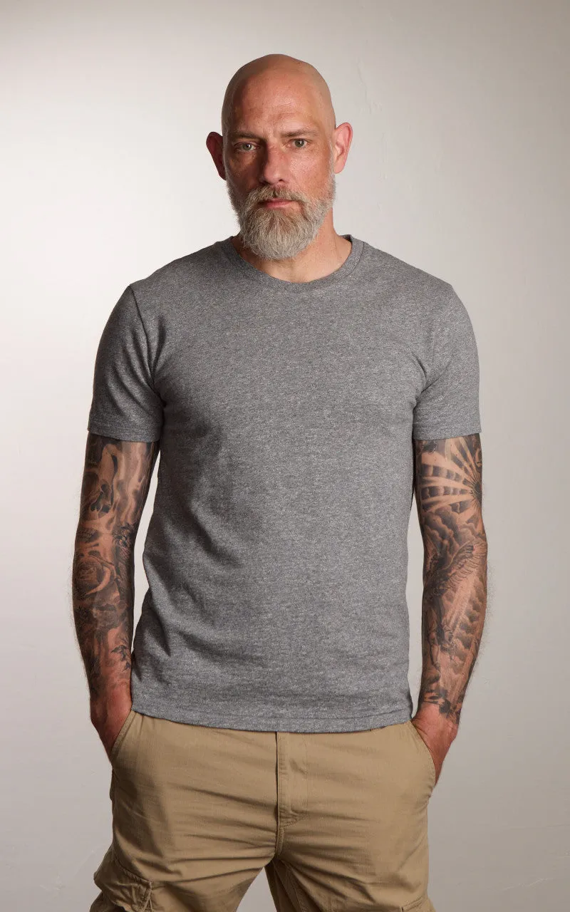 Eat Dust Skull Core T-Shirt Grey Melange sold by Cultizm product image thumbnail 2