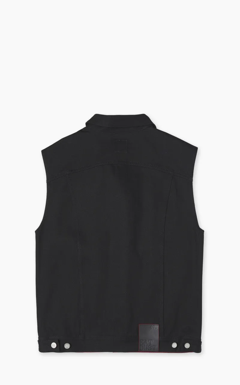 Eat Dust Fit 736 Biker Denim Vest Heavier Black 14oz sold by Cultizm product image thumbnail 3