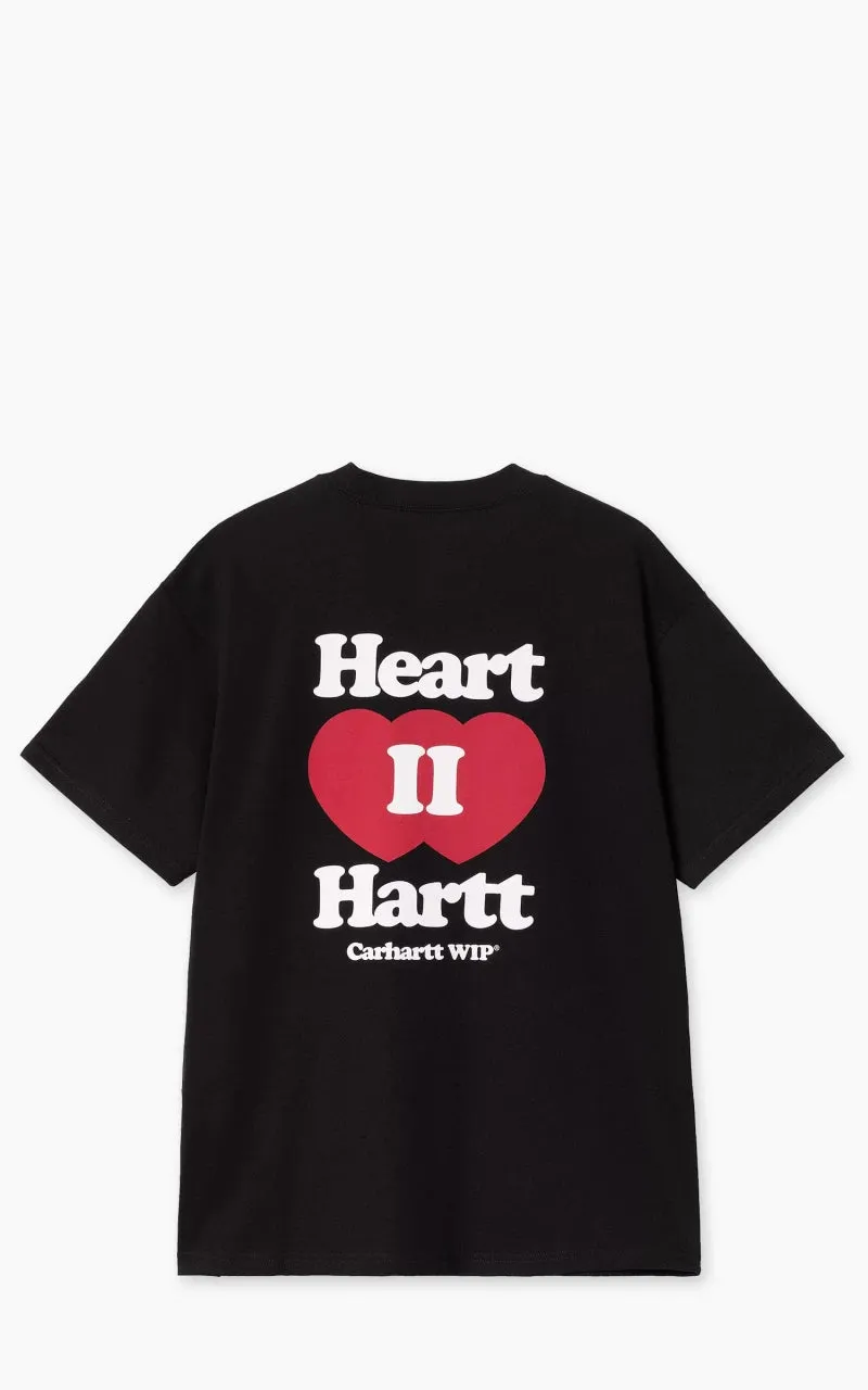 Carhartt WIP S/S Heart II Hartt T-Shirt Black sold by Cultizm product image thumbnail 3
