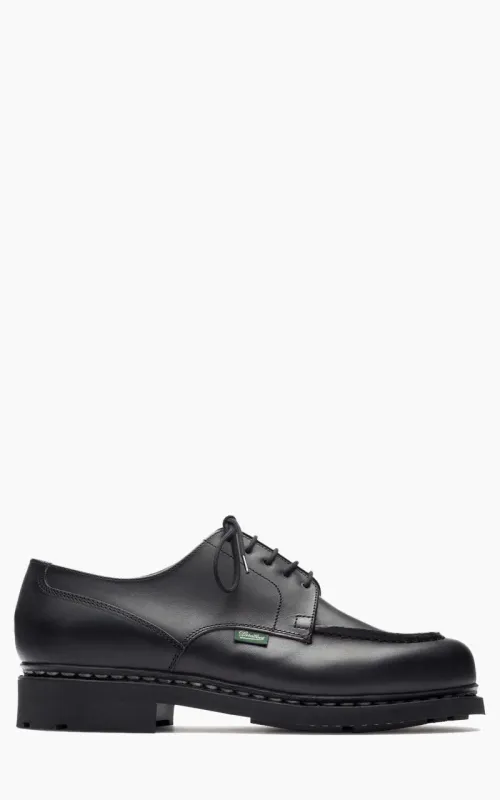 Paraboot Chambord Derby Lisse Black sold by Cultizm