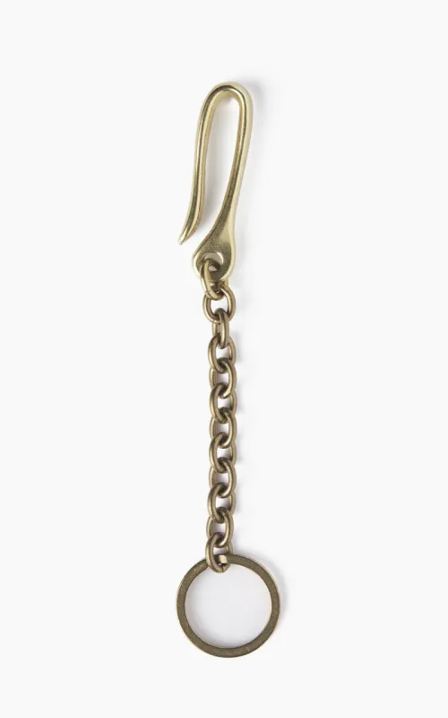Kobashi Studio BR470 Belt Hook Key Chain Brass sold by Cultizm