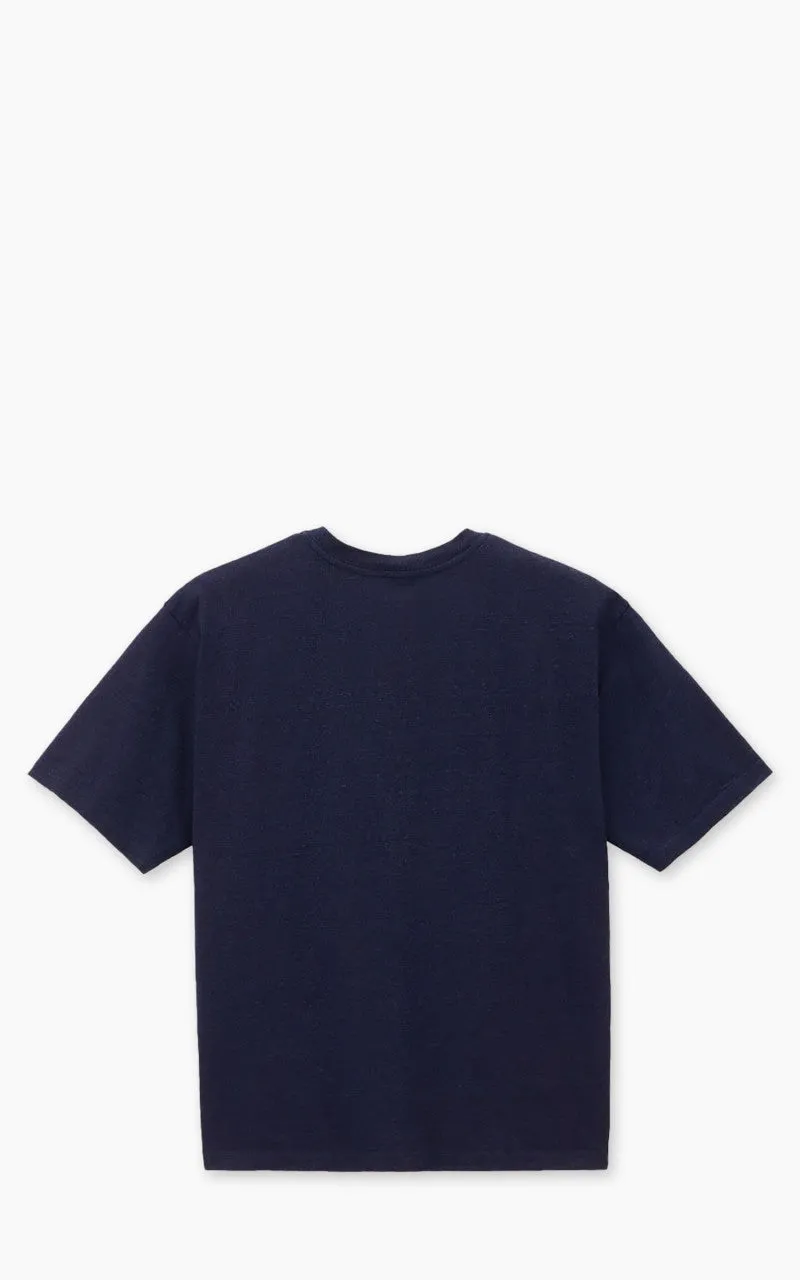 Momotaro Jeans MXTS1033 Yarn Dyed S/S T-Shirt Indigo 6.6oz sold by Cultizm product image thumbnail 4