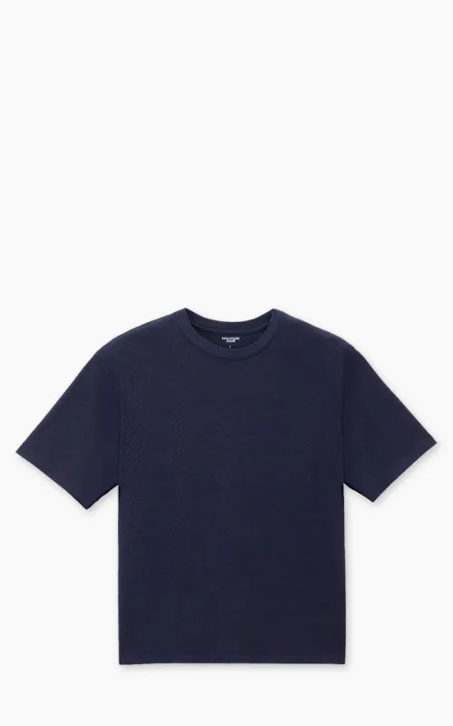 Momotaro Jeans MXTS1033 Yarn Dyed S/S T-Shirt Indigo 6.6oz sold by Cultizm