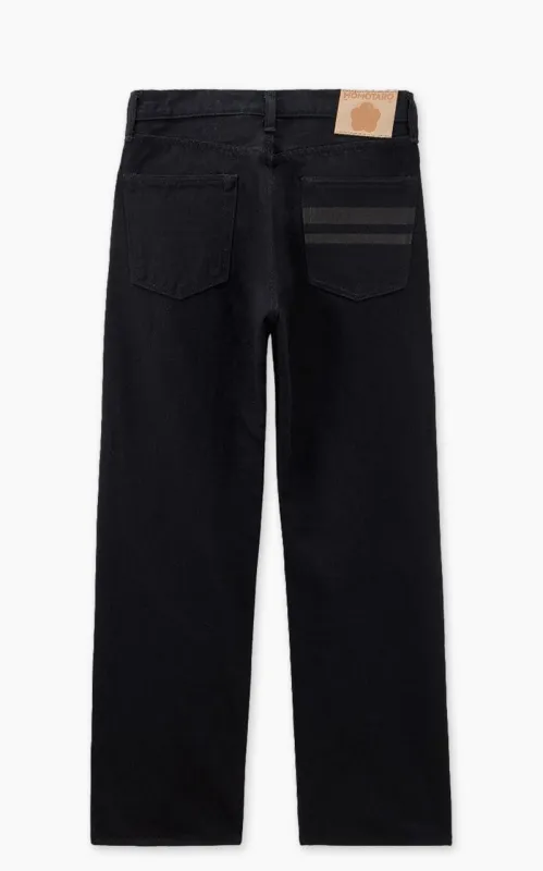 Momotaro Jeans MMJZ1101 Classic Straight Denim Black 15.7oz sold by Cultizm