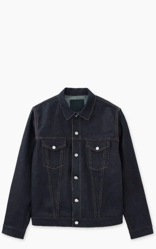 Momotaro Jeans MMGJ0003 Standard Type 3 Denim Jacket Indigo 14.7oz sold by Cultizm