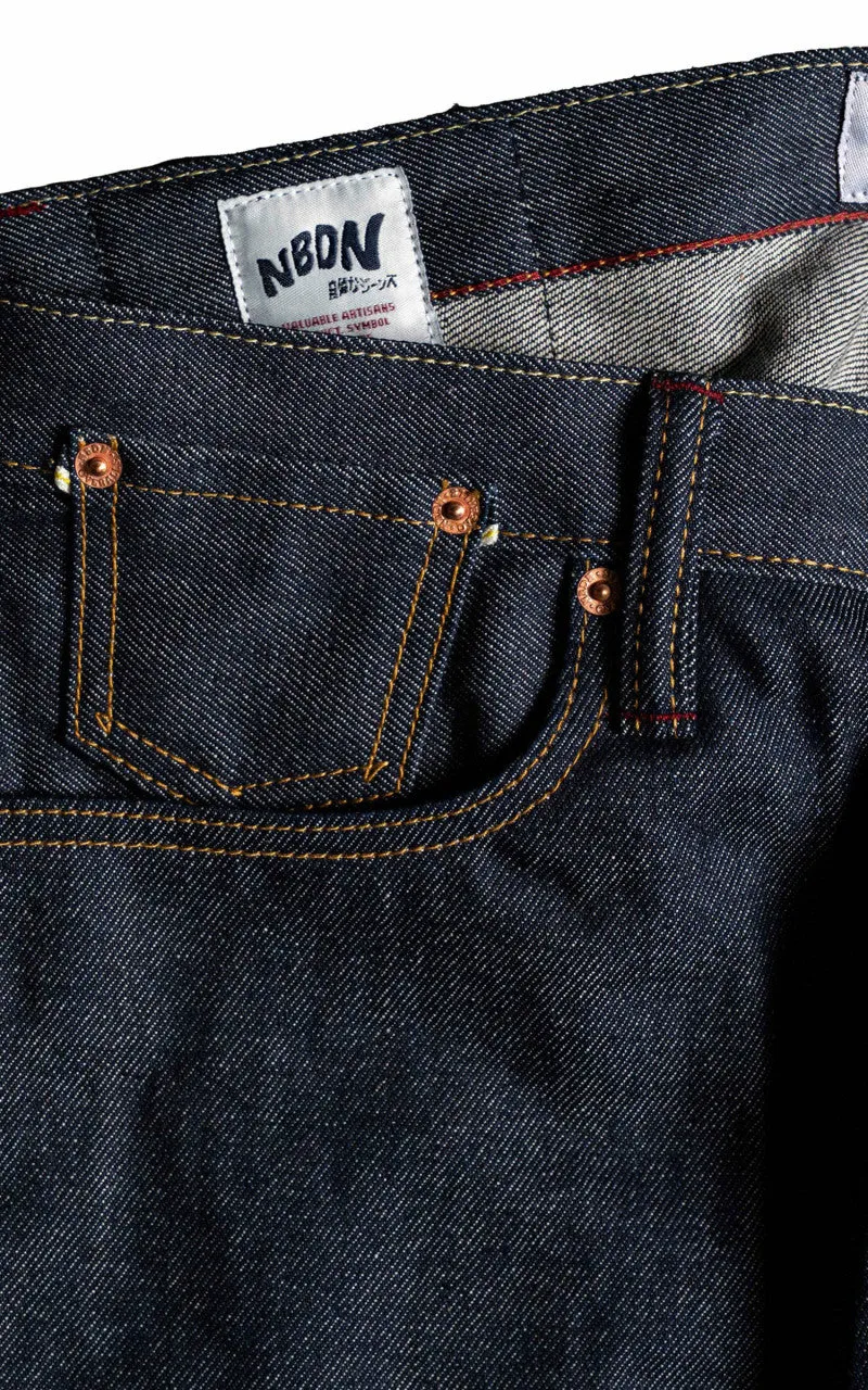 NBDN ESTD 011 Banana Line II Regular Straight Selvedge Jeans Indigo 14oz sold by Cultizm product image thumbnail 5