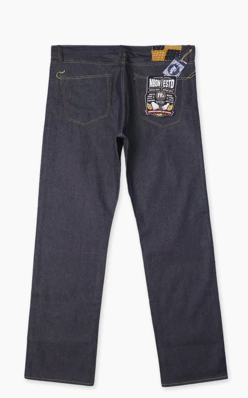 NBDN ESTD 011 Banana Line II Regular Straight Selvedge Jeans Indigo 14oz sold by Cultizm