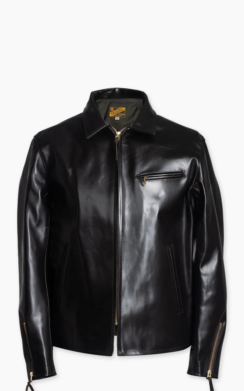 Y'2 Leather PR-65 Vintage Horsehide Light Single Riders Leather Jacket Black sold by Cultizm