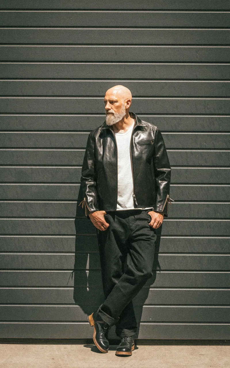 Y'2 Leather PR-65 Vintage Horsehide Light Single Riders Leather Jacket Black sold by Cultizm product image thumbnail 2