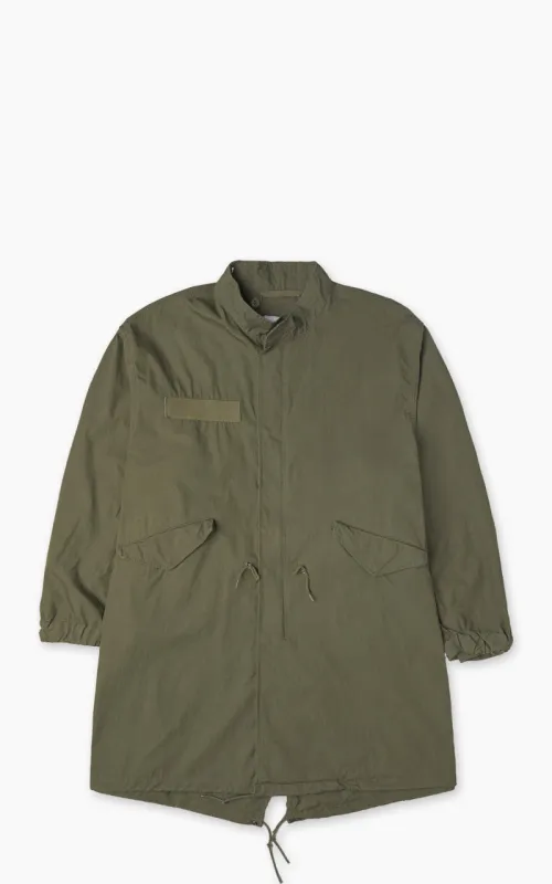 Military Surplus US M65 Fishtail Parka Vintage Washed Olive Drab sold by Cultizm