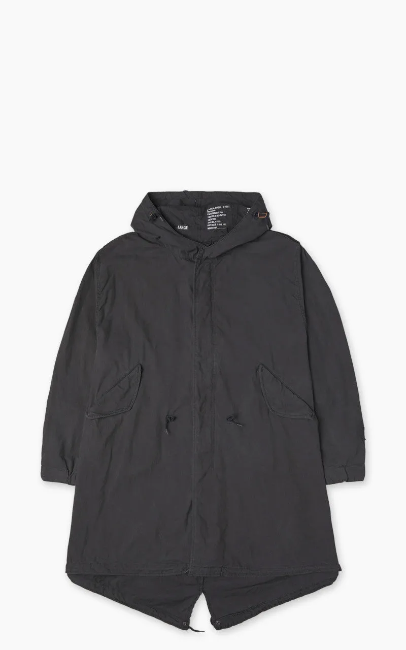 Military Surplus US M51 Fishtail Parka Vintage Washed Black sold by Cultizm