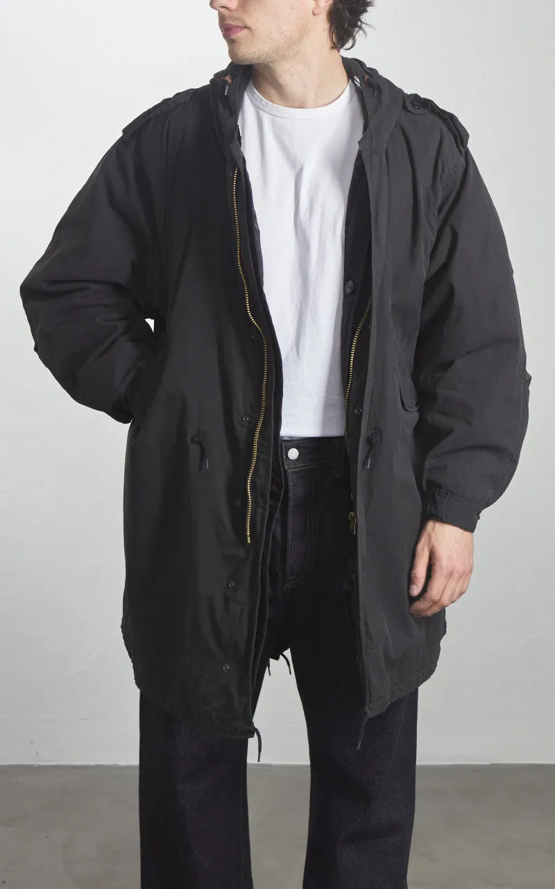 Military Surplus US M51 Fishtail Parka Vintage Washed Black sold by Cultizm product image thumbnail 2