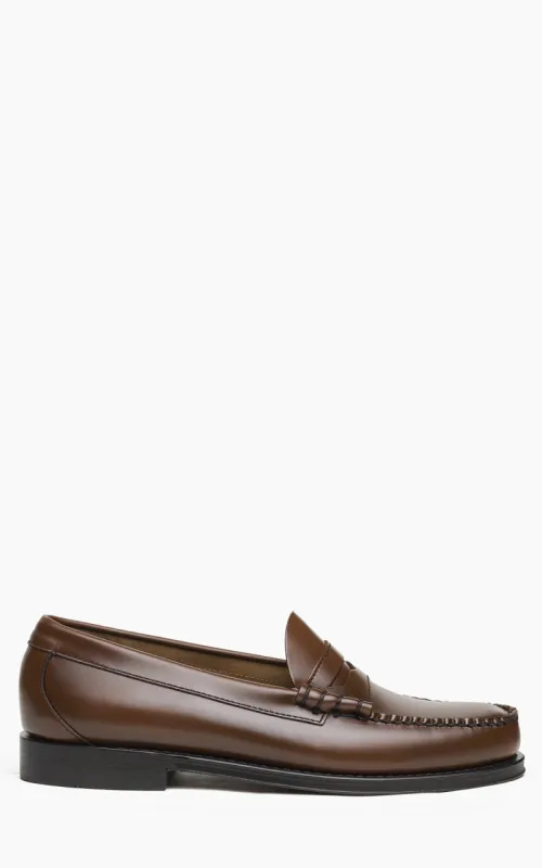 G.H. Bass Weejuns Larson Penny Loafers Leather Brown sold by Cultizm
