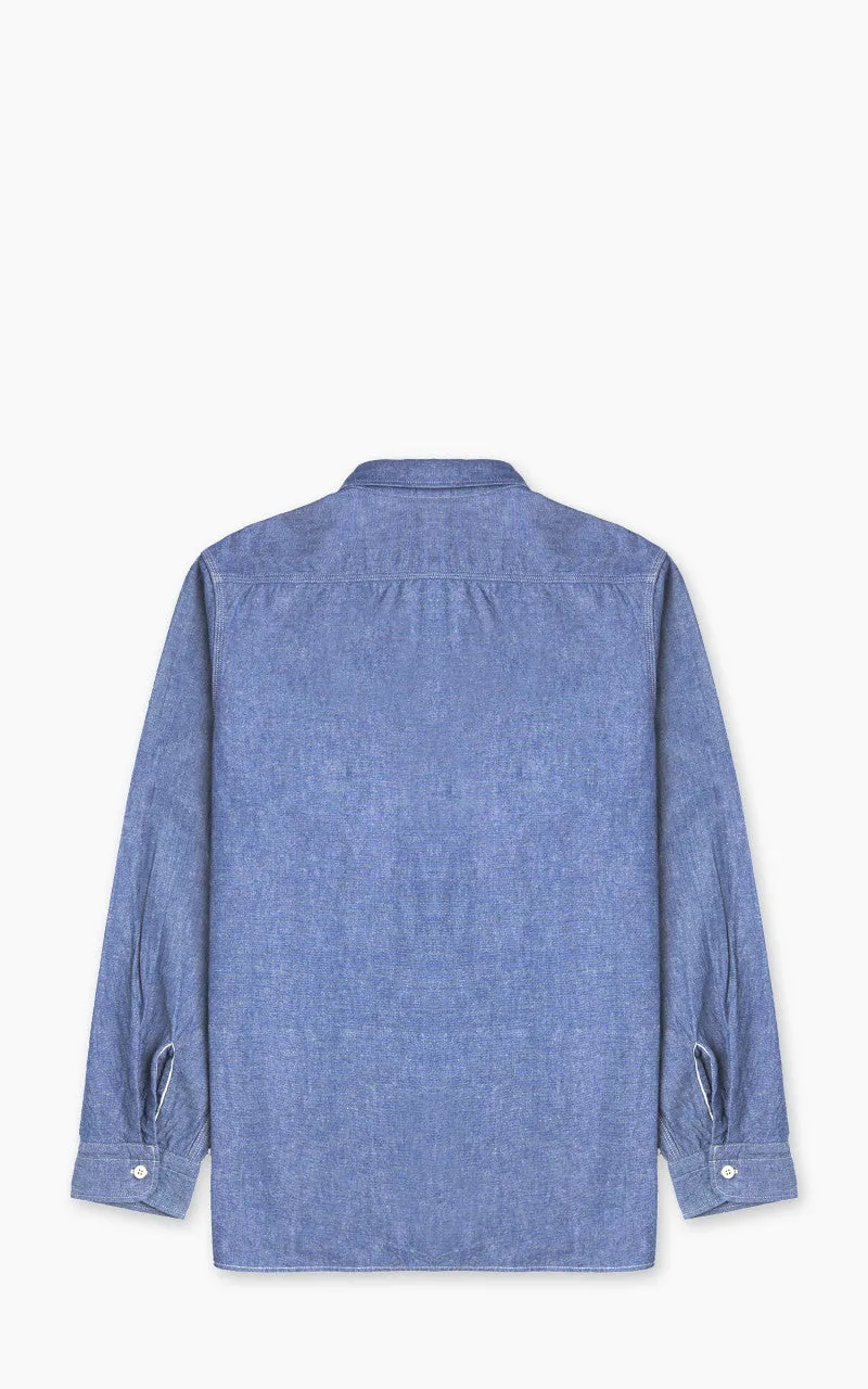 Omoto Denim 5017 High Density Chambray Work Shirt 5.5oz sold by Cultizm product image thumbnail 3