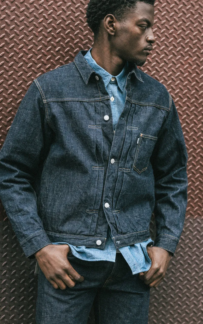 Omoto Denim 3115 Type 1 Denim Jacket Selvedge Indigo 13.5oz sold by Cultizm product image thumbnail 5