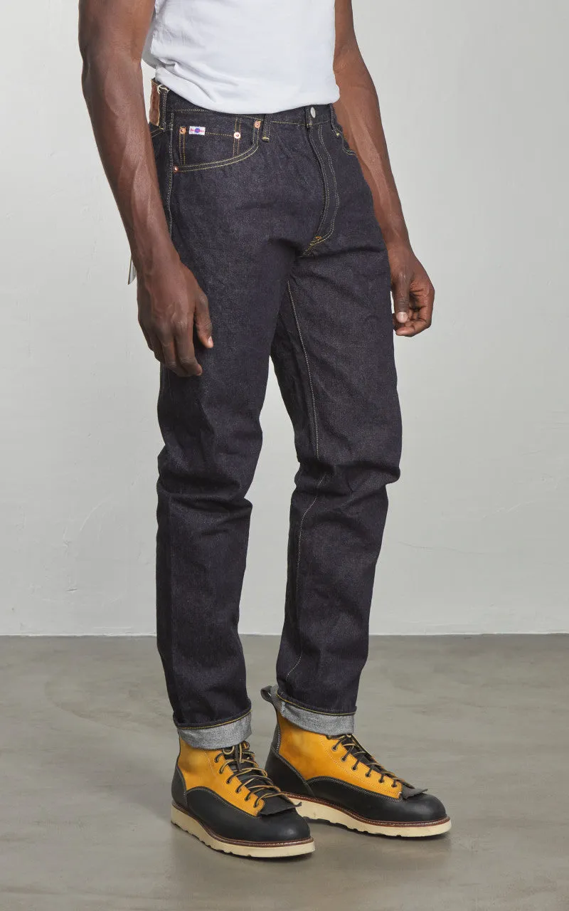 Studio D'Artisan SD-108 Regular Tapered Selvedge Jeans One Wash Indigo sold by Cultizm product image thumbnail 3