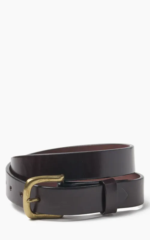 Tory Leather Bridle Leather Strap Belt Havana made by Tory Leather