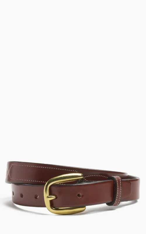 Tory Leather Bridle Leather Repeated Stitch Belt Oakboard sold by Cultizm