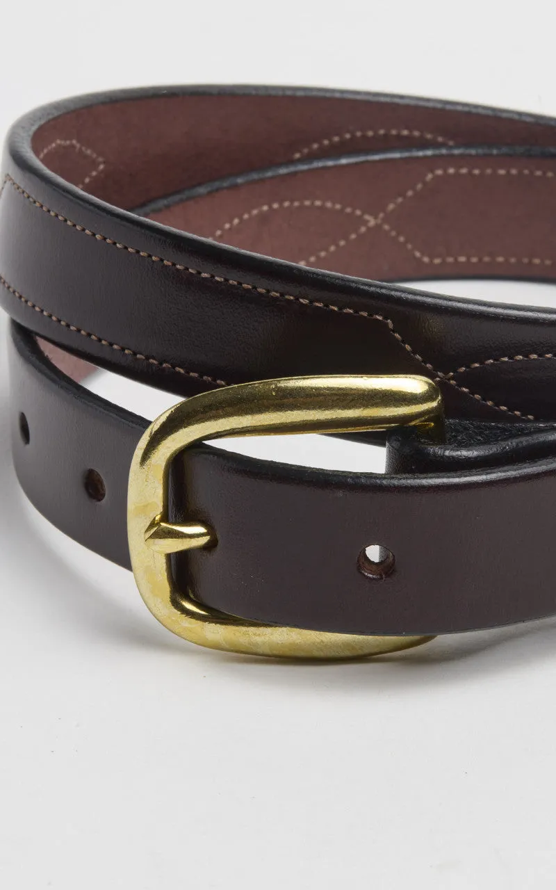 Tory Leather Bridle Leather Repeated Stitch Belt Havana sold by Cultizm product image thumbnail 2