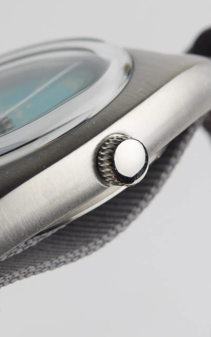 M.R.M.W. Royal Army H.S. W10 Air Force Watch Blue Dial Grey Nylon Strap sold by Cultizm product image thumbnail 3