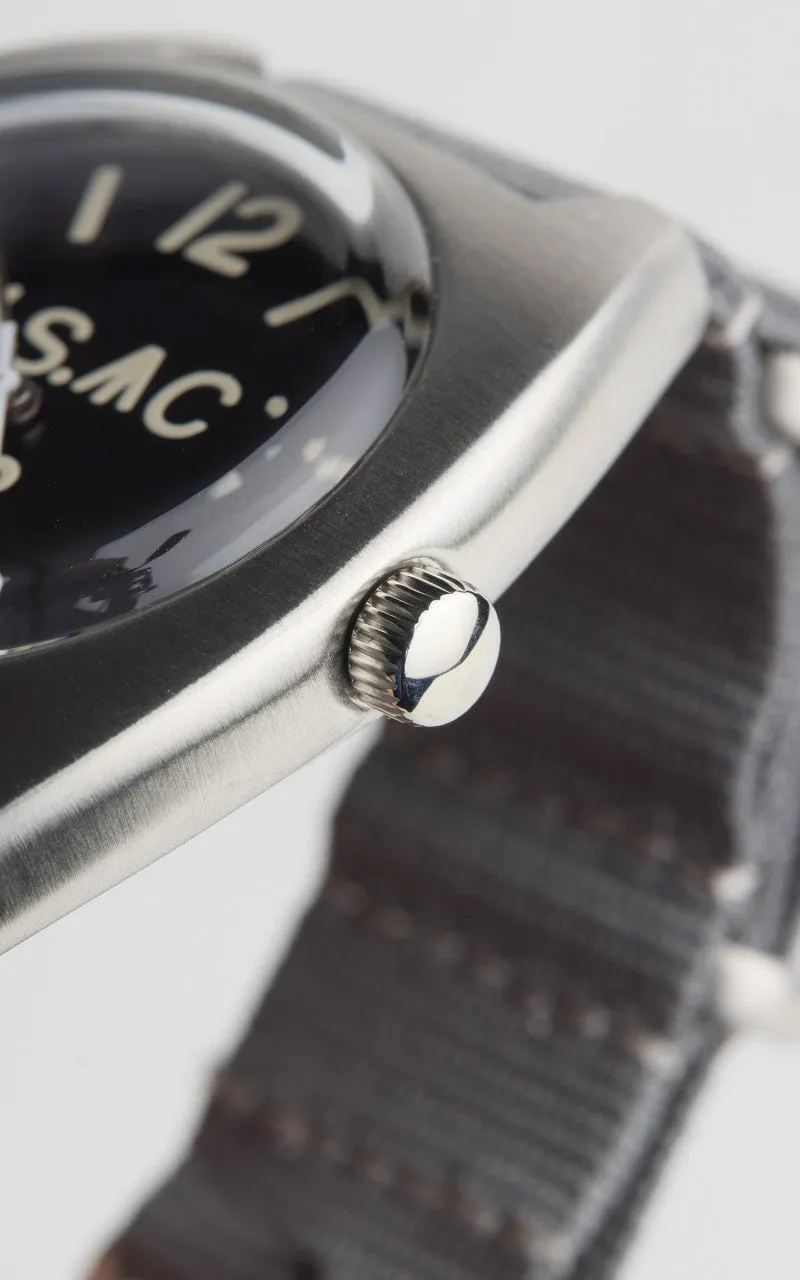 M.R.M.W. Royal Army H.S. W10 Air Force Watch Grey Nylon Strap sold by Cultizm product image thumbnail 3