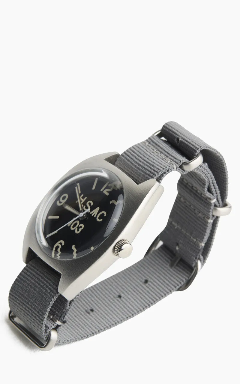 M.R.M.W. Royal Army H.S. W10 Air Force Watch Grey Nylon Strap sold by Cultizm product image thumbnail 2