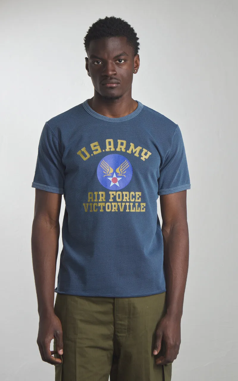 Houston Mesh Cotton (U.S. Army Air Force) Print T-Shirt Navy sold by Cultizm product image thumbnail 2