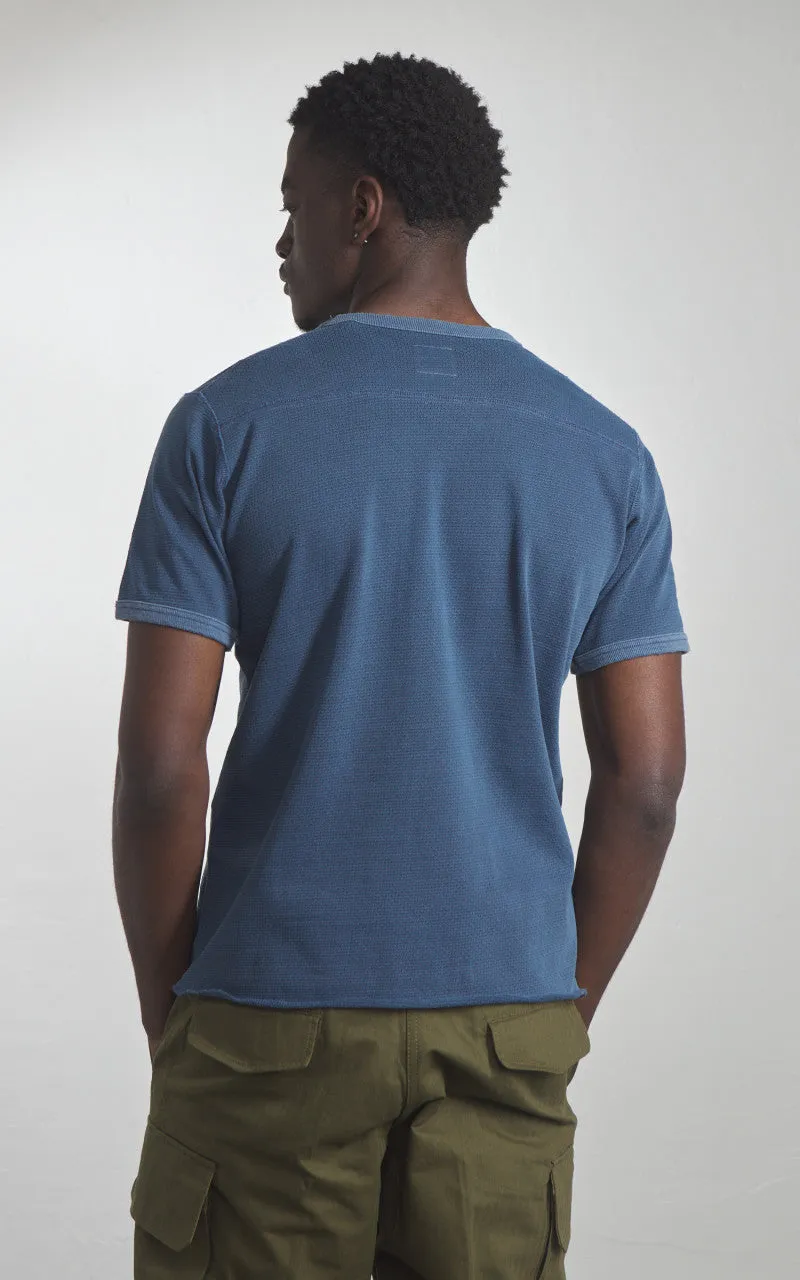 Houston Mesh Cotton (U.S. Army Air Force) Print T-Shirt Navy sold by Cultizm product image thumbnail 5