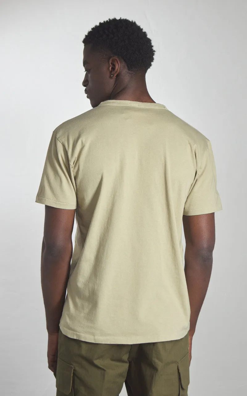 Houston Pigment Dyed Pocket T-Shirt Olive sold by Cultizm product image thumbnail 5