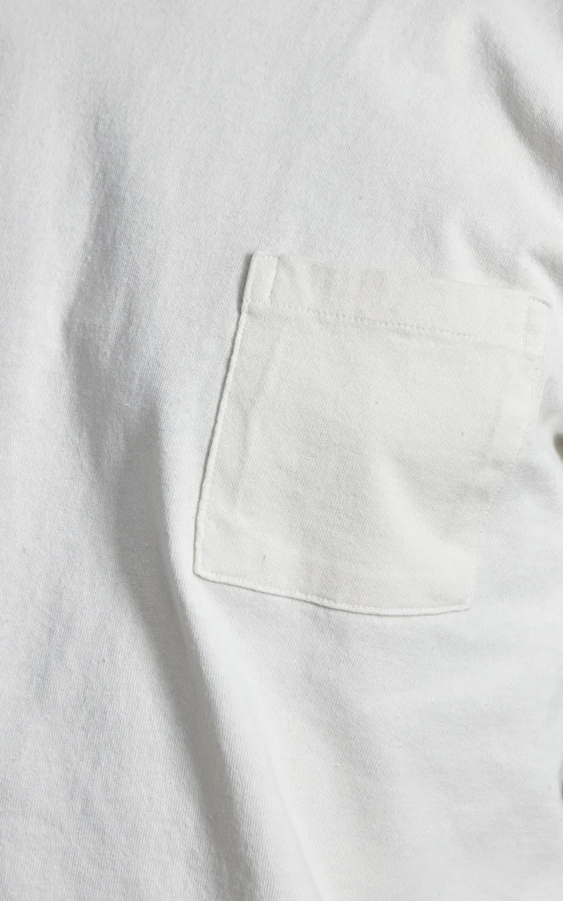 Houston Pigment Dyed Pocket T-Shirt Off White sold by Cultizm product image thumbnail 4