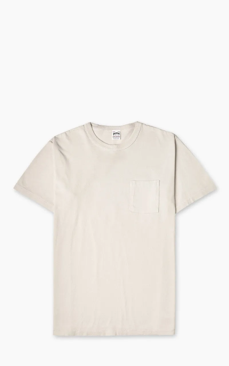 Houston Pigment Dyed Pocket T-Shirt Off White sold by Cultizm