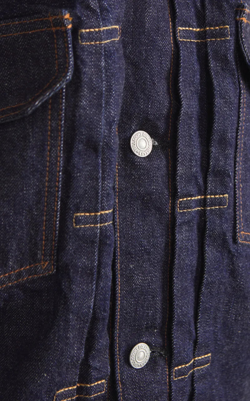 Fullcount 2102W Type 2 Selvedge Denim Jacket One Wash sold by Cultizm product image thumbnail 4