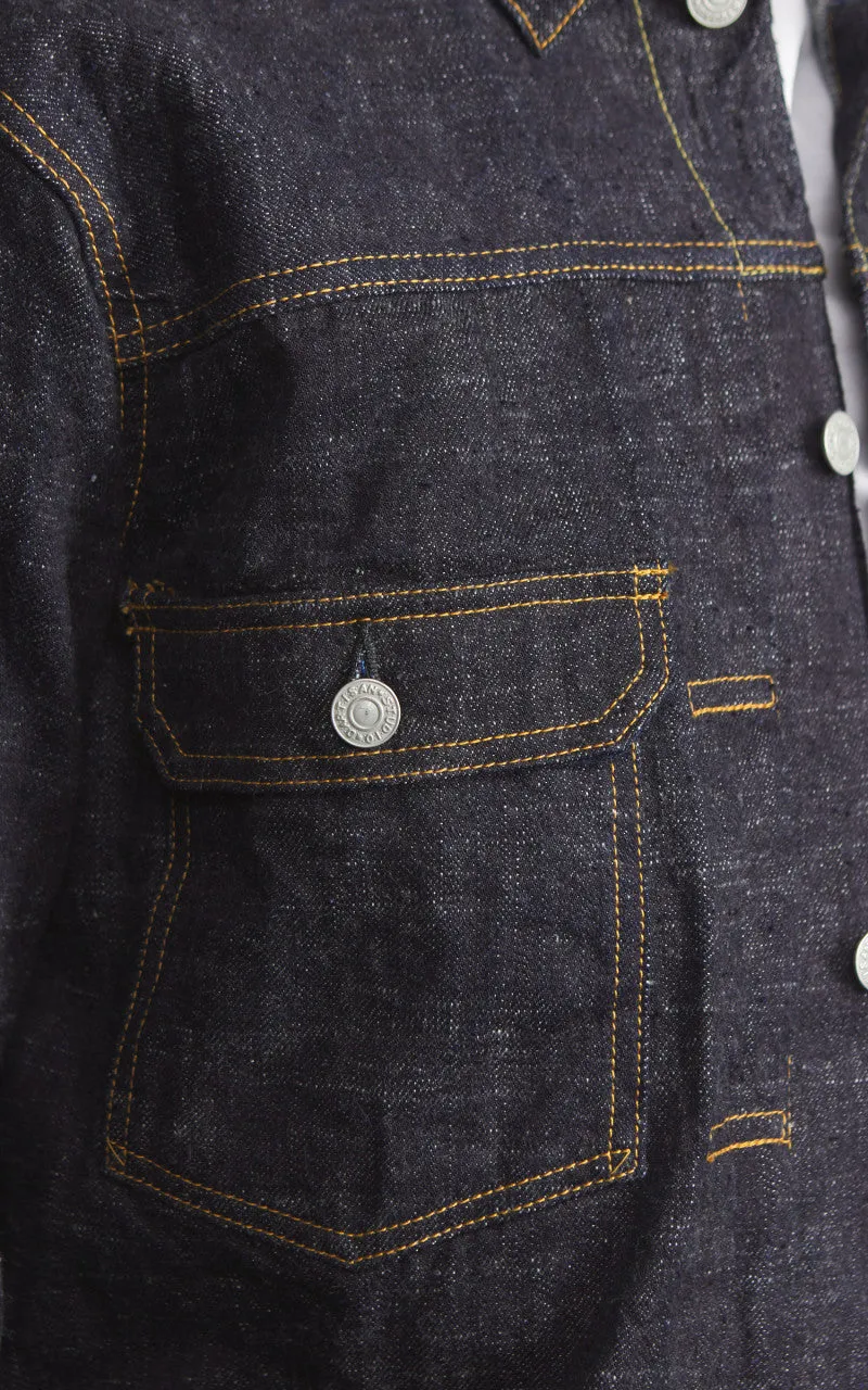 Studio D'Artisan SD-4102 GL3 Type 2 Selvedge Denim Jacket Indigo sold by Cultizm product image thumbnail 5