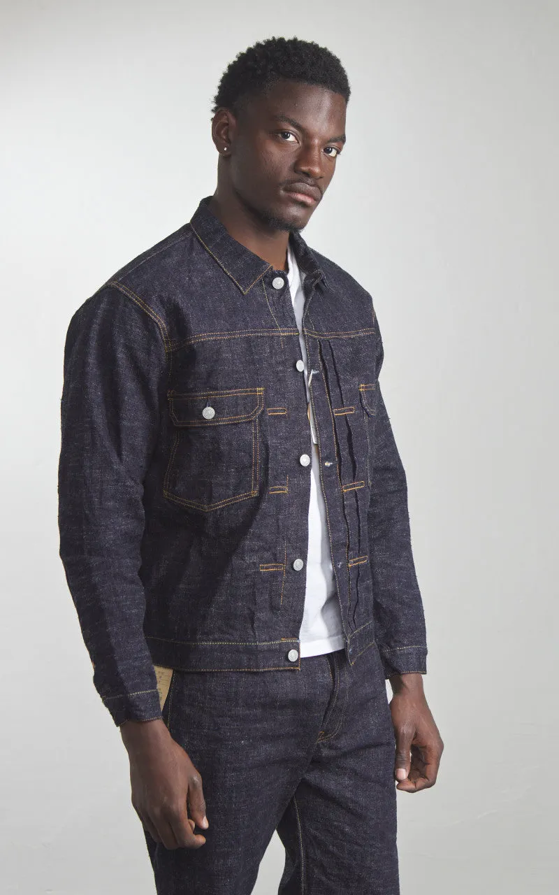 Studio D'Artisan SD-4102 GL3 Type 2 Selvedge Denim Jacket Indigo sold by Cultizm product image thumbnail 4