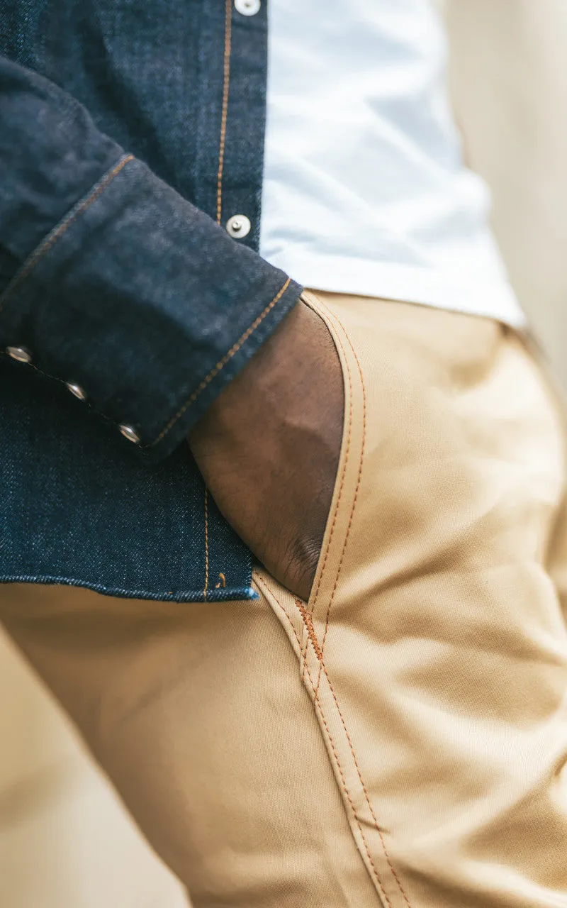 Studio D'Artisan D5571 Selvedge Denim Western Shirt One Wash Indigo sold by Cultizm product image thumbnail 4