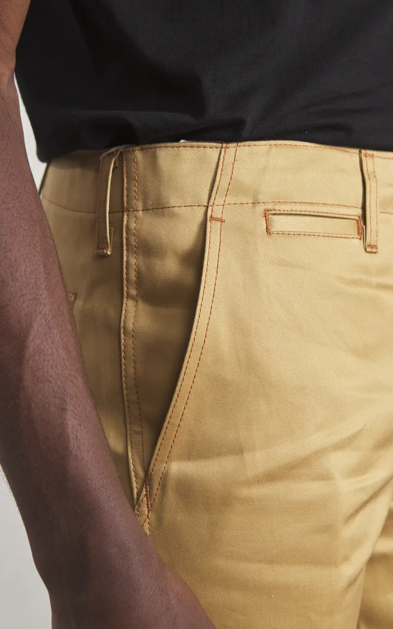 Studio D'Artisan 1874 Chino Trousers Beige sold by Cultizm product image thumbnail 5