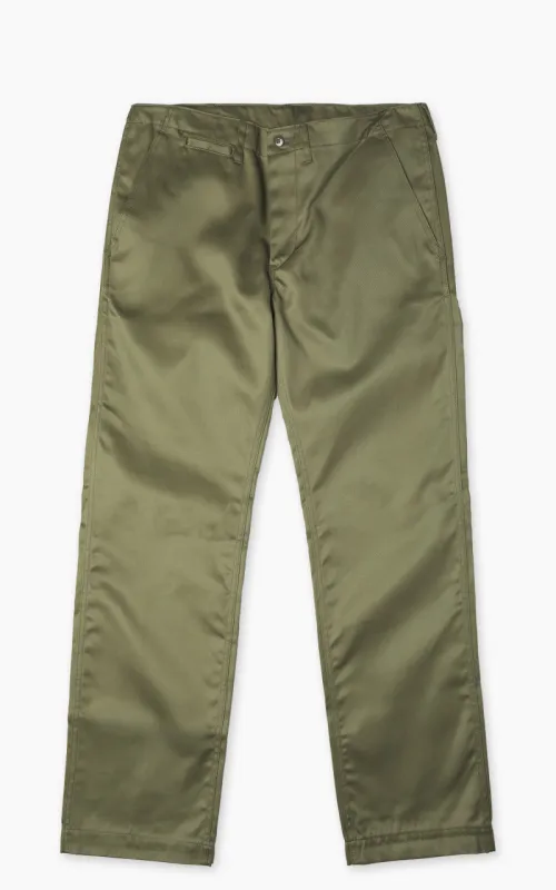 Studio D'Artisan 1874 Chino Trousers Army Green sold by Cultizm