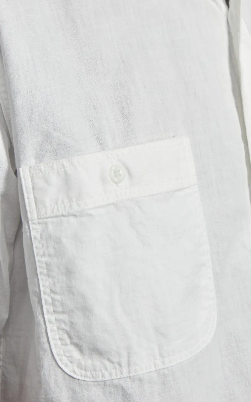OrSlow Short Sleeve Chambray Work Shirt White sold by Cultizm product image thumbnail 3