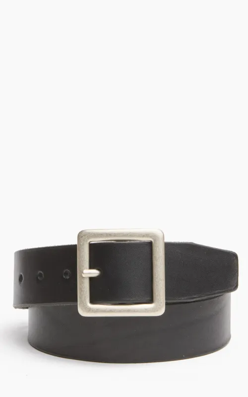 Jean Dessel Heavy Square Buckle Belt 4cm Black sold by Cultizm