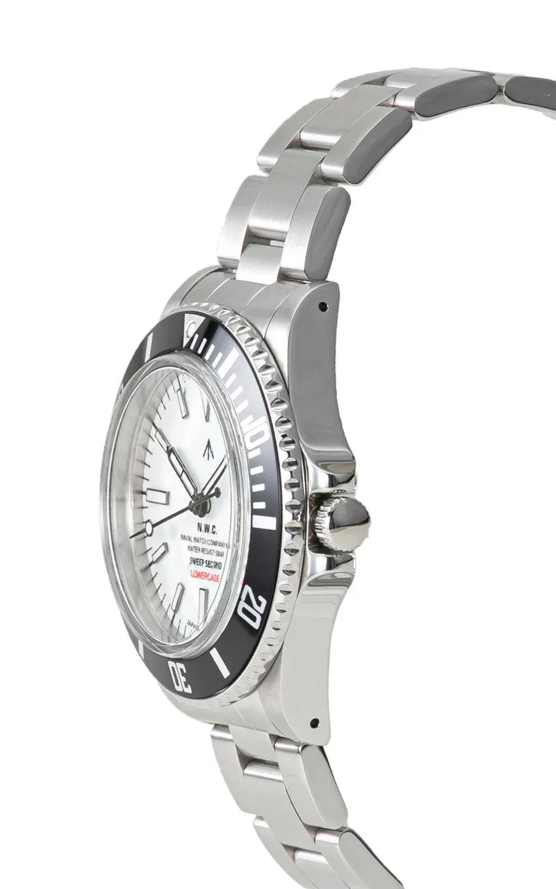 Naval Watch Company by LOWERCASE FRXE006 Sweep Second White Dial Metal sold by Cultizm product image thumbnail 4