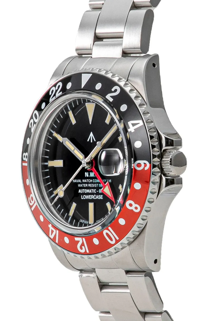 Naval Watch Company by LOWERCASE FRXD004 GMT Metal Red/Black sold by Cultizm product image thumbnail 2
