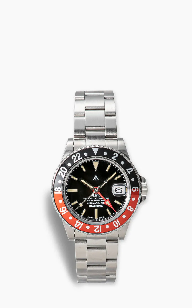 Naval Watch Company by LOWERCASE FRXD004 GMT Metal Red/Black sold by Cultizm