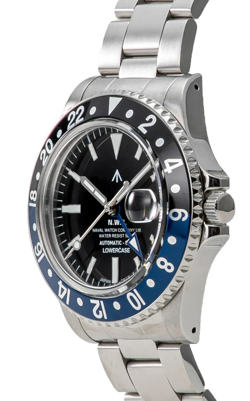 Naval Watch Company by LOWERCASE FRXD005 GMT Metal Blue/Black sold by Cultizm product image thumbnail 2