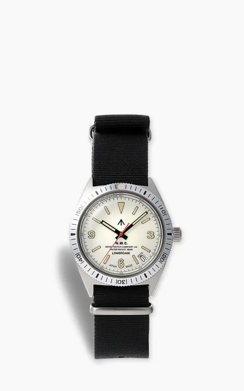 Naval Watch Company by LOWERCASE FRXB014 Quartz Watch White Dial Black made by Cultizm