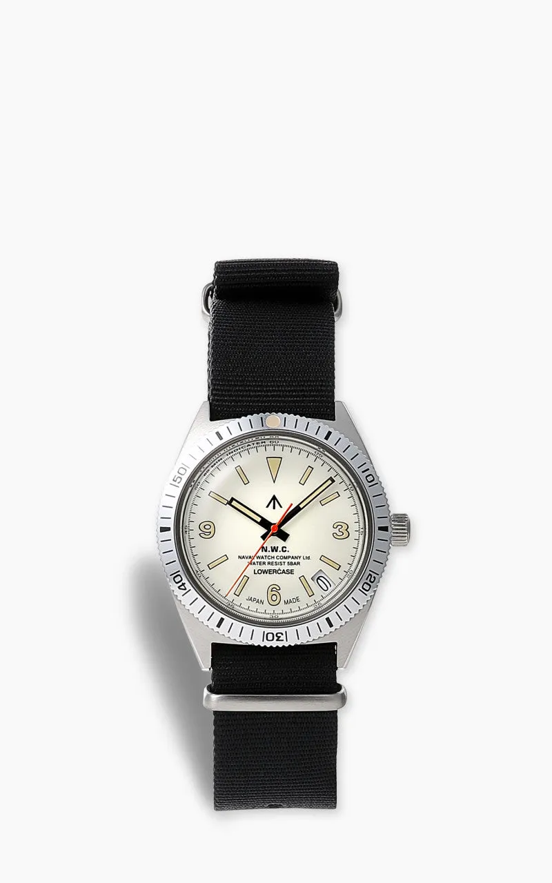 Naval Watch Company by LOWERCASE FRXB014 Quartz Watch White Dial Black sold by Cultizm